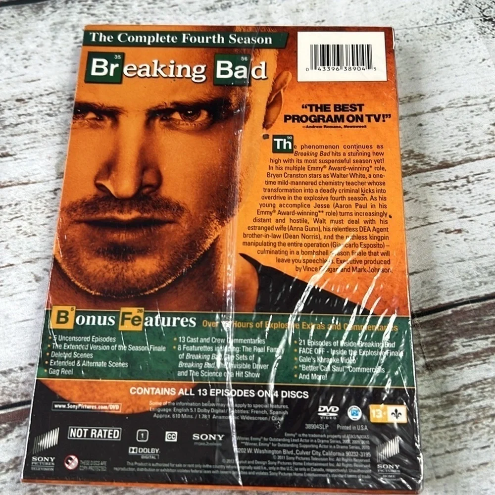 Breaking Bad DVD Box Set Complete Season 1-4 ( Season 2-4 are brand new)